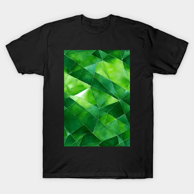 Jewel Pattern - Green Emerald, for a bit of luxury in your life! #7 T-Shirt by Endless-Designs